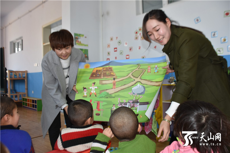 伽师县 援疆企业献爱心 助幼儿快乐学习